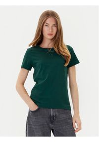 Pinko - PINKO T-Shirt Bussolotto 100355 A2RD Zielony Regular Fit. Kolor: zielony. Materiał: bawełna