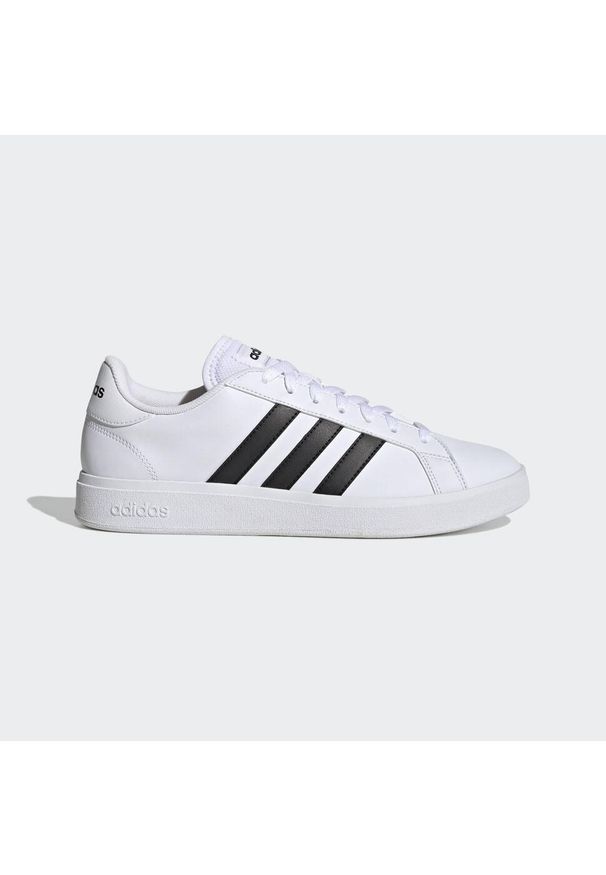 Adidas - Grand Court TD Lifestyle Court Casual Shoes. Okazja: na co dzień. Kolor: czarny, biały, wielokolorowy. Materiał: materiał