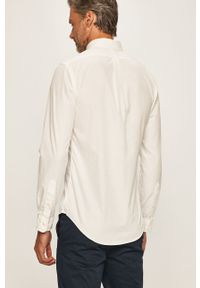 Polo Ralph Lauren - Koszula. Typ kołnierza: polo. Kolor: biały. Materiał: tkanina. Wzór: gładki #7