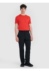 4f - 4F Spodnie trekkingowe membrana 5000 męskie - czarne 3XL. Kolor: czarny. Materiał: skóra, materiał. Technologia: Primaloft. Sport: turystyka piesza, wspinaczka