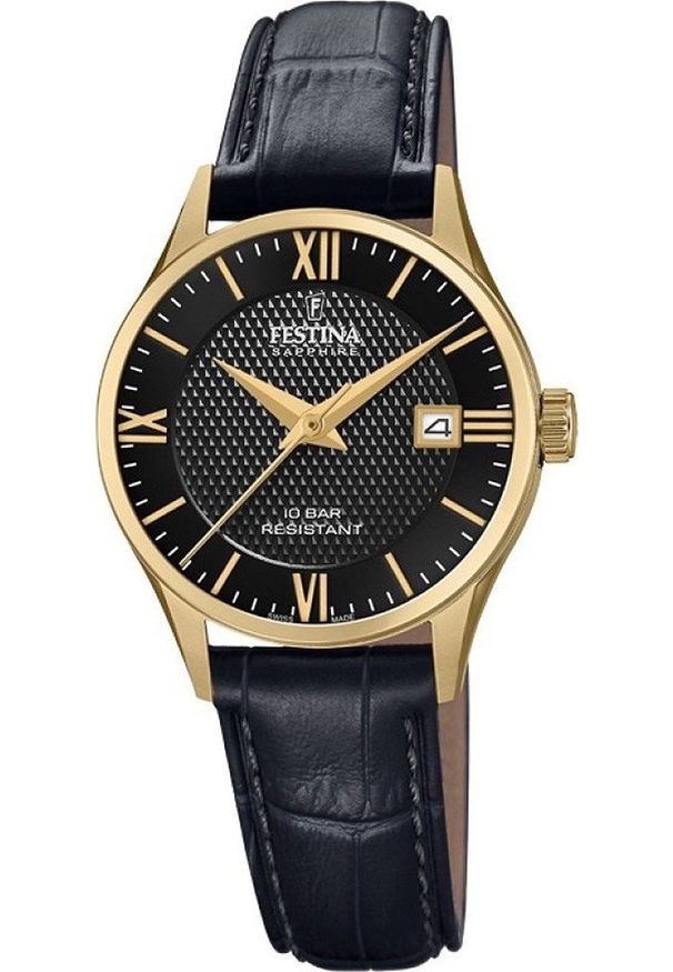 Zegarek Festina Zegarek damski Festina F20011-4 czarny. Kolor: czarny