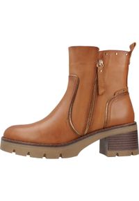 Carmela - CARMELA 162572C Brązowy. Kolor: brązowy. Materiał: tkanina, skóra. Styl: sportowy