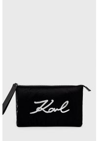 Karl Lagerfeld kopertówka kolor czarny. Kolor: czarny
