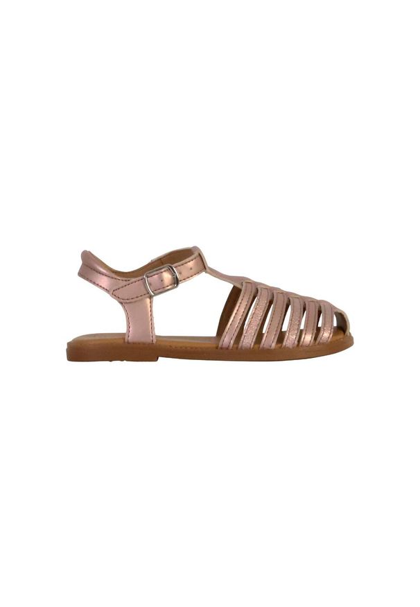 Geox - Sandały GEOX J SANDAL KARLY GIRL Rose. Kolor: różowy. Materiał: syntetyk, skóra. Sezon: lato