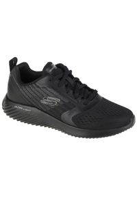 skechers - Buty sportowe Sneakersy męskie, Skechers Bounder Verkona. Kolor: czarny, wielokolorowy. Sport: turystyka piesza