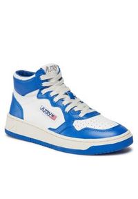 AUTRY Sneakersy AUMWWB15 Niebieski. Kolor: niebieski. Materiał: skóra