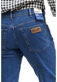 Wrangler - WRANGLER TEXAS SLIM MĘSKIE SPODNIE JEANSOWE THE STONE RIDE W12SYI39U. Okazja: na spotkanie biznesowe. Styl: elegancki, biznesowy #4