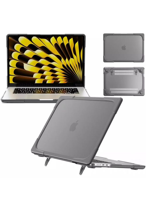 Etui Alogy Etui do MACBOOK AIR 13 M2 2022 / M3 2024 / M4 2025 / M5 2026 Rugged matowe