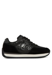 Sneakersy Just Cavalli. Kolor: czarny