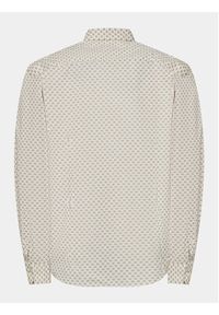 Sisley Koszula 5PFRSQ02D Beżowy Regular Fit. Kolor: beżowy. Materiał: bawełna #8