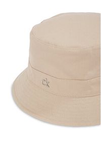 Calvin Klein Kapelusz Monogram Bucket K60K612913 Beżowy. Kolor: beżowy. Materiał: bawełna, materiał