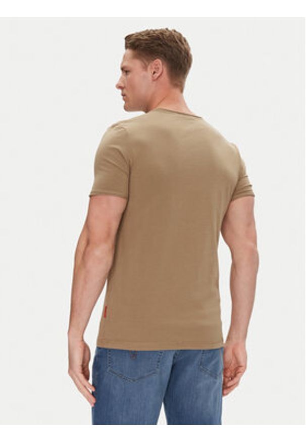 JOOP! Jeans T-Shirt 15 JJJ-11Cesare 30045665 Brązowy Modern Fit. Kolor: brązowy. Materiał: bawełna