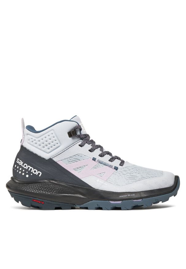 salomon - Salomon Trekkingi Outpulse Mid Gtx GORE-TEX L47152400 Szary. Kolor: szary. Materiał: materiał