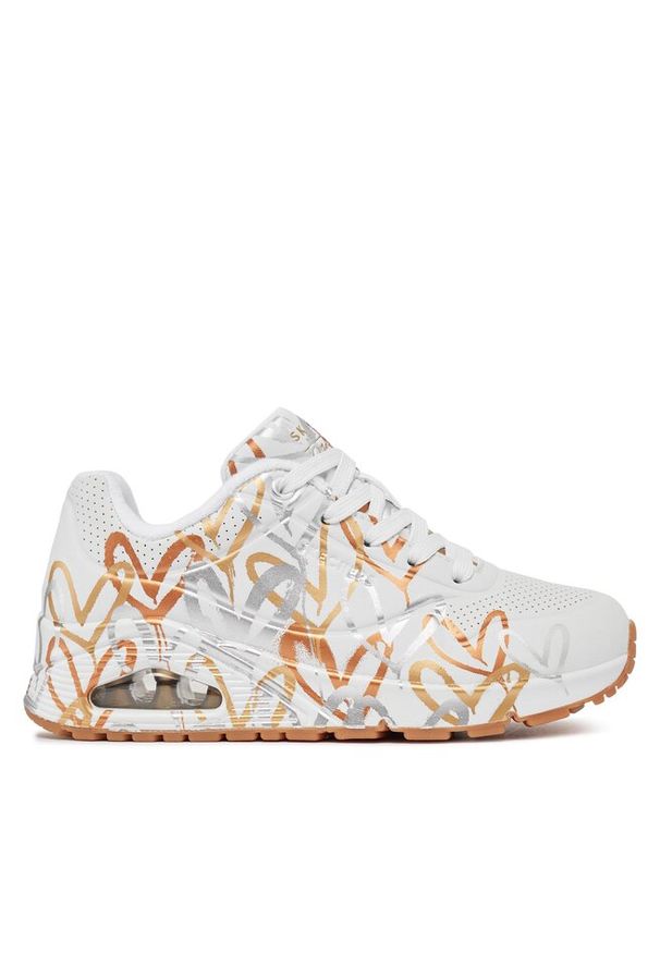 skechers - Sneakersy Skechers. Kolor: biały
