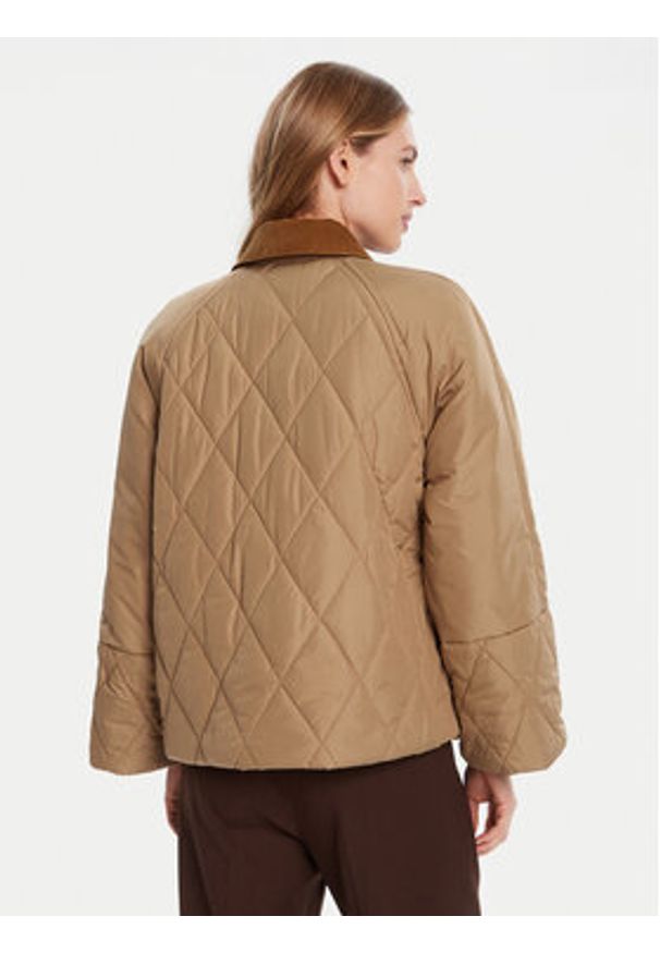 Barbour Kurtka przejściowa Martha LQU1840BE31 Brązowy Regular Fit. Kolor: brązowy. Materiał: syntetyk