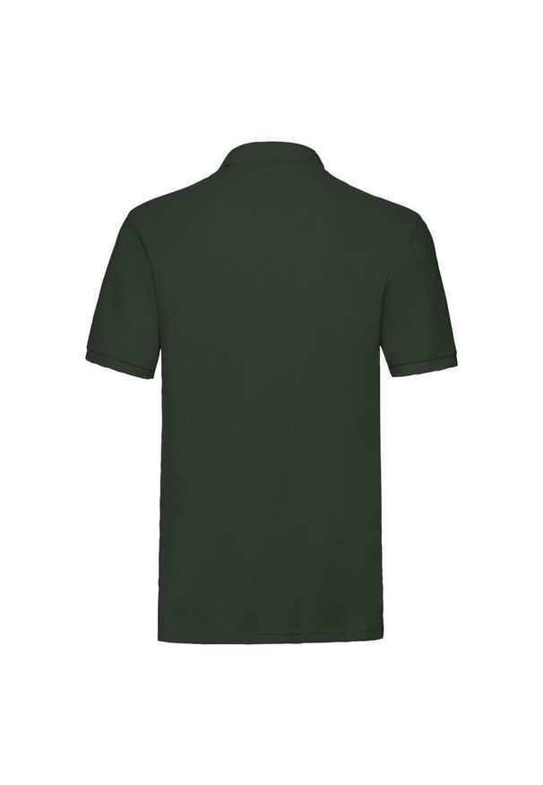 FRUIT OF THE LOOM - Męska Koszulka Polo Premium. Typ kołnierza: polo. Kolor: zielony