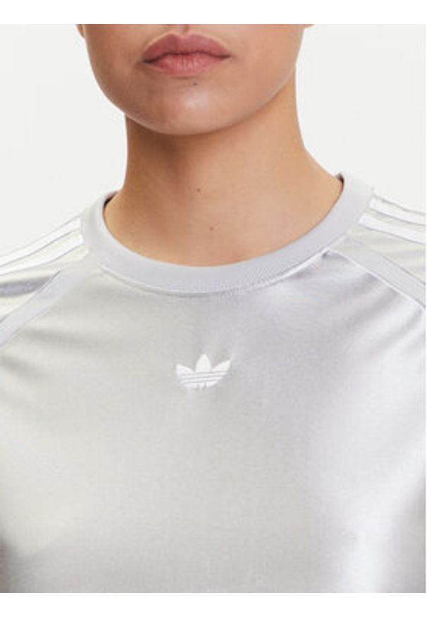 Adidas - adidas T-Shirt adicolor Teamgeist JD0254 Szary Regular Fit. Kolor: szary. Materiał: syntetyk