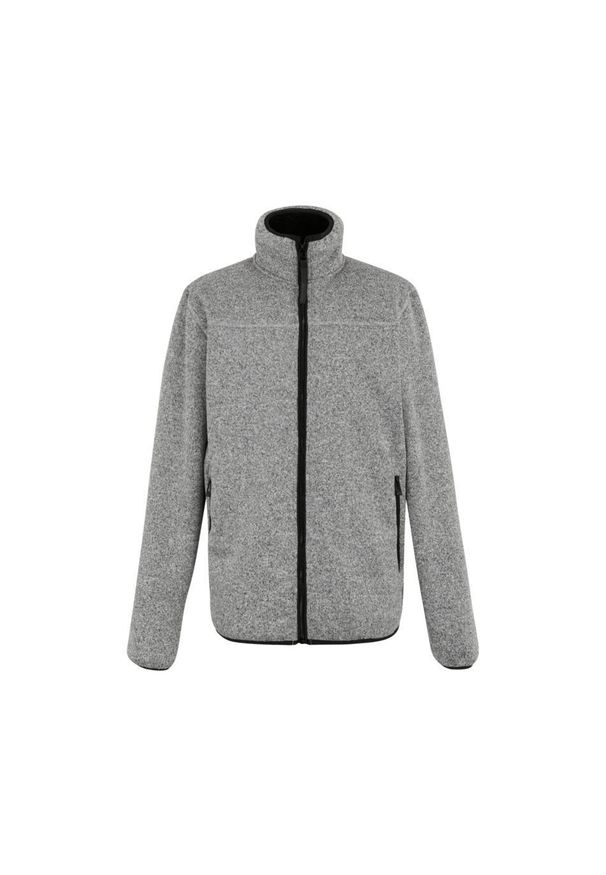 Polar zapinany na zamek błyskawiczny Regatta Branleigh. Kolor: szary. Materiał: polar. Sport: turystyka piesza