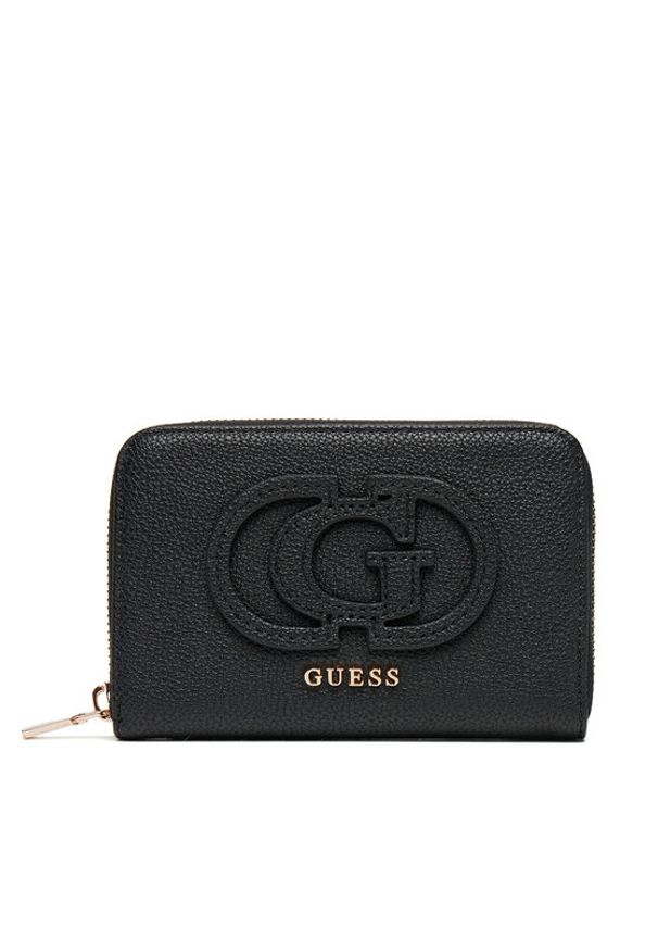 Guess Portfel 175747 Czarny. Kolor: czarny. Materiał: skóra