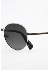 Hawkers - Okulary przeciwsłoneczne SILVER BLACK GRADIENT MOMA. Kształt: okrągłe. Kolor: srebrny. Wzór: gradientowy #2