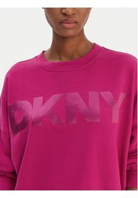 DKNY Sport Bluza DP6T1561 Różowy Oversize. Kolor: różowy. Materiał: bawełna. Styl: sportowy #2
