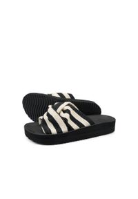 Flip*Flop - Klapki basenowe damskie Flip Flop Wedgy Twist. Okazja: na co dzień, na plażę. Kolor: czarny. Sezon: lato. Styl: casual, sportowy