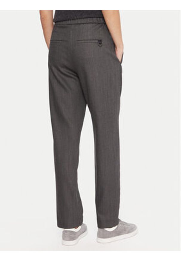 Marella Spodnie materiałowe Nyssa 2523136025 Szary Regular Fit. Kolor: szary. Materiał: syntetyk