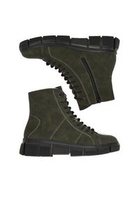Rieker Trzewiki CEO-X3428-54 Zielony. Kolor: zielony. Materiał: materiał #7