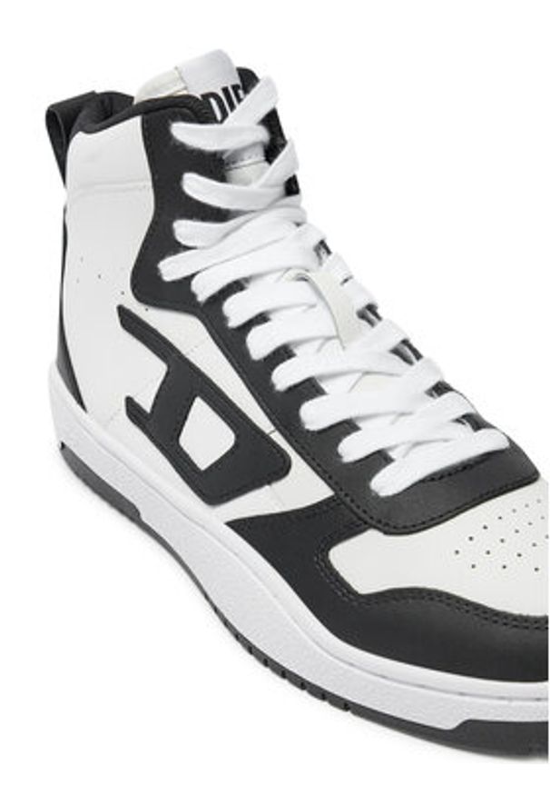 Diesel Sneakersy S-Ukiyo V2 Mid Y03364 P5576 H1532 Biały. Kolor: biały. Materiał: skóra