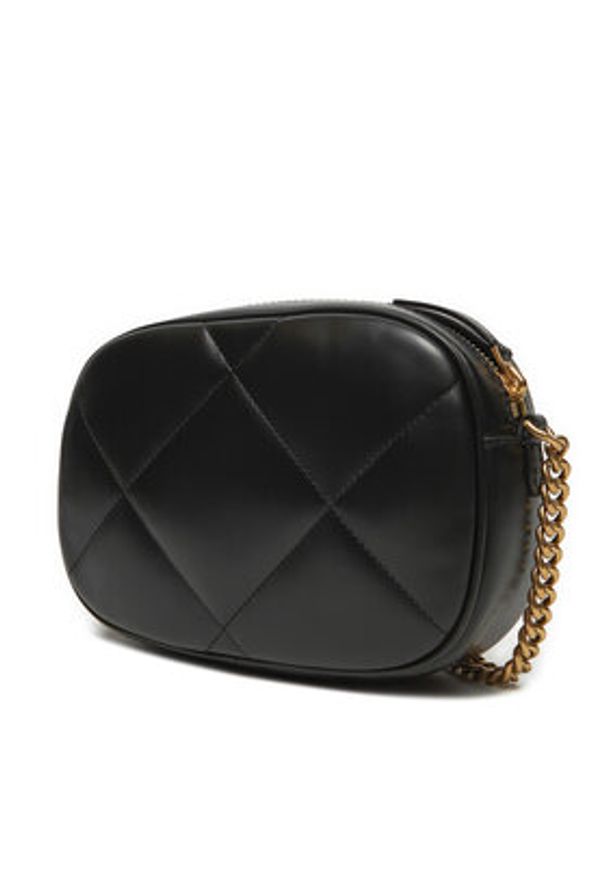 Tory Burch Torebka Kira Diamond Quilt Camera Bag 154715 Czarny. Kolor: czarny. Materiał: skórzane