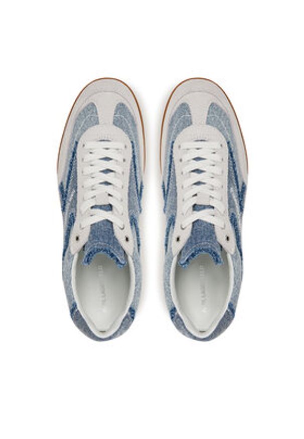 Karl Lagerfeld - KARL LAGERFELD Sneakersy KL63854 Biały. Kolor: biały. Materiał: skóra, zamsz