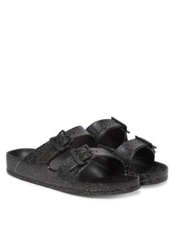 ONLY Shoes Klapki 15316873 Czarny. Kolor: czarny. Materiał: skóra