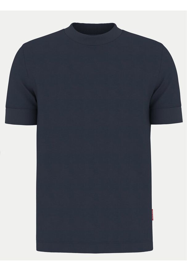 JOOP! Jeans T-Shirt 30044716 Granatowy Modern Fit. Kolor: niebieski. Materiał: bawełna