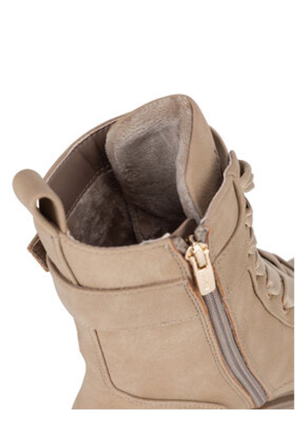 MEXX Botki MI001713543W Beżowy. Kolor: beżowy. Materiał: materiał