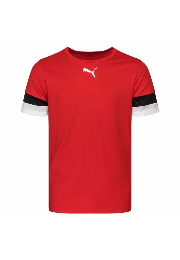 Puma - Koszulka piłkarska męska PUMA teamRISE Jersey. Kolor: czerwony, czarny, wielokolorowy. Materiał: poliester. Sport: piłka nożna