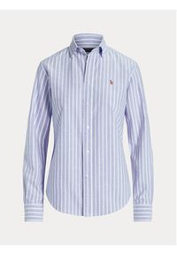 Polo Ralph Lauren Koszula 211891377004 Niebieski Regular Fit. Typ kołnierza: polo. Kolor: niebieski. Materiał: bawełna #4