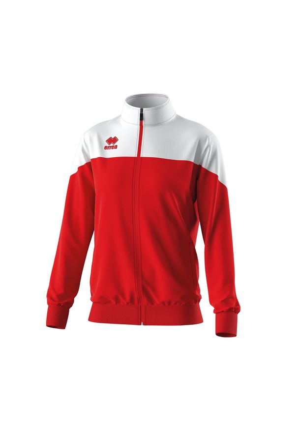 ERREA - Dziecięca bluza dresowa Errea Bea. Kolor: czerwony, wielokolorowy, biały. Materiał: dresówka