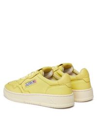 AUTRY Sneakersy AULWGG31 Żółty. Kolor: żółty. Materiał: skóra #4
