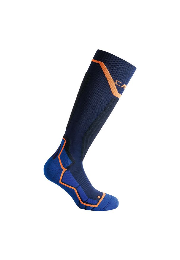 Skarpety narciarskie unisex CMP THERMOCOOL kompresyjne techniczne. Kolor: niebieski. Sport: narciarstwo