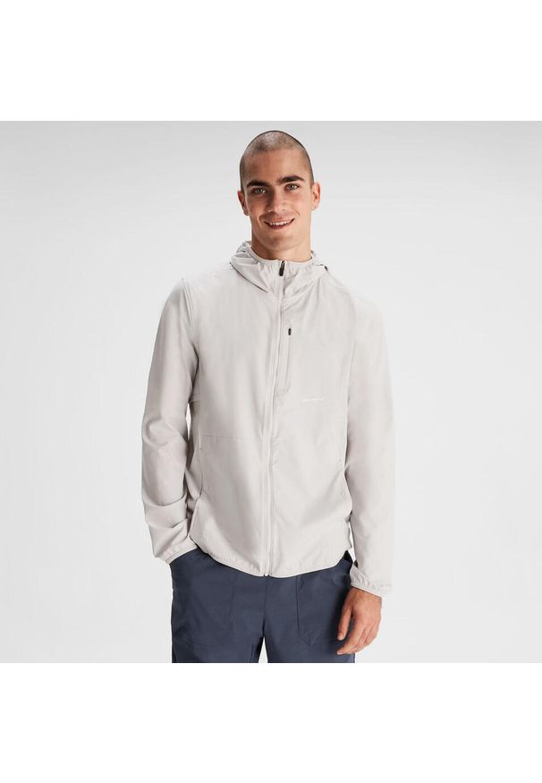 KATHMANDU - Kurtka turystyczna Kathmandu Sun Breaker. Typ kołnierza: kaptur. Kolor: szary, wielokolorowy, biały