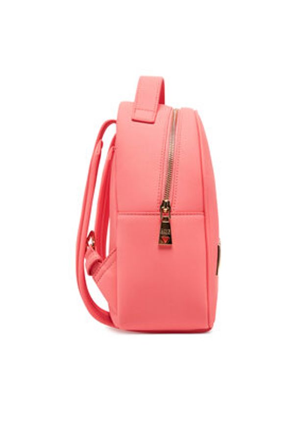 Love Moschino - LOVE MOSCHINO Plecak JC4197PP1MKD0464 Koralowy. Kolor: pomarańczowy. Materiał: skóra