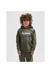 Bluza z kapturem dla dzieci Hummel Tukas. Typ kołnierza: kaptur. Kolor: wielokolorowy, brązowy, zielony #1