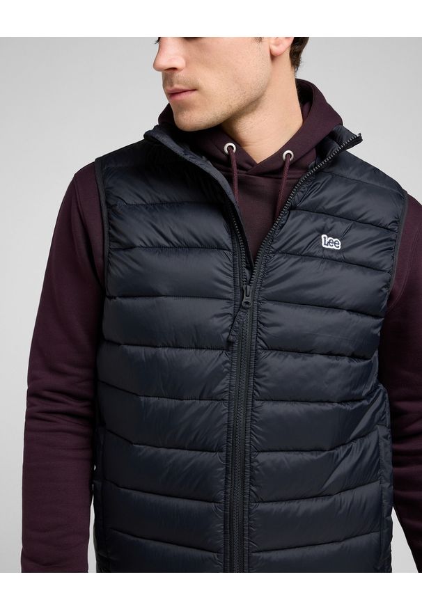 Lee - MESKA KURTKA LEE STAND COLLAR PUFFER VEST BLACK 112370535