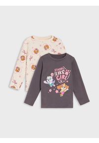 Sinsay - Koszulki z długimi rękawami 2 pack PAW Patrol - szary. Kolor: szary. Długość rękawa: długi rękaw. Długość: długie #1