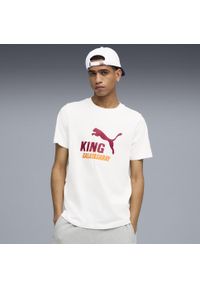 Puma - Męska koszulka Galatasaray SK KING z logo PUMA White. Kolor: biały. Sport: piłka nożna