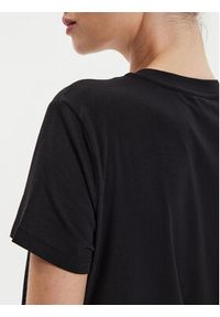DKNY T-Shirt P4EHTWNA Czarny Regular Fit. Kolor: czarny. Materiał: bawełna #4