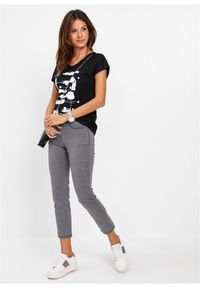 bonprix - T-shirt. Kolor: czarny. Wzór: nadruk. Styl: elegancki #3