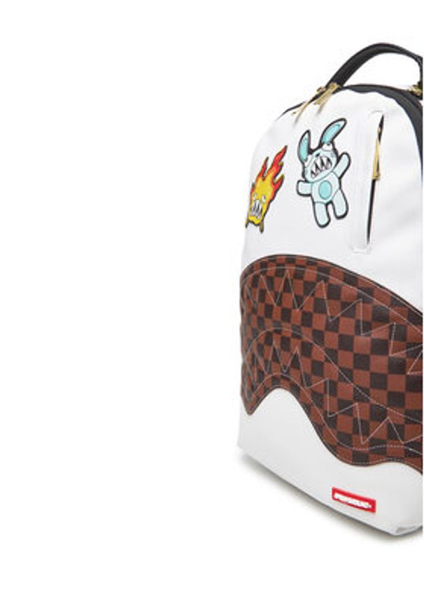SPRAYGROUND Plecak 910B6102NSZ Biały. Kolor: biały. Materiał: skóra