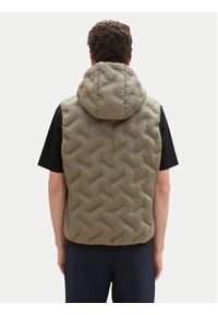Tom Tailor Kamizelka 1041313 Zielony Regular Fit. Kolor: zielony. Materiał: syntetyk #3