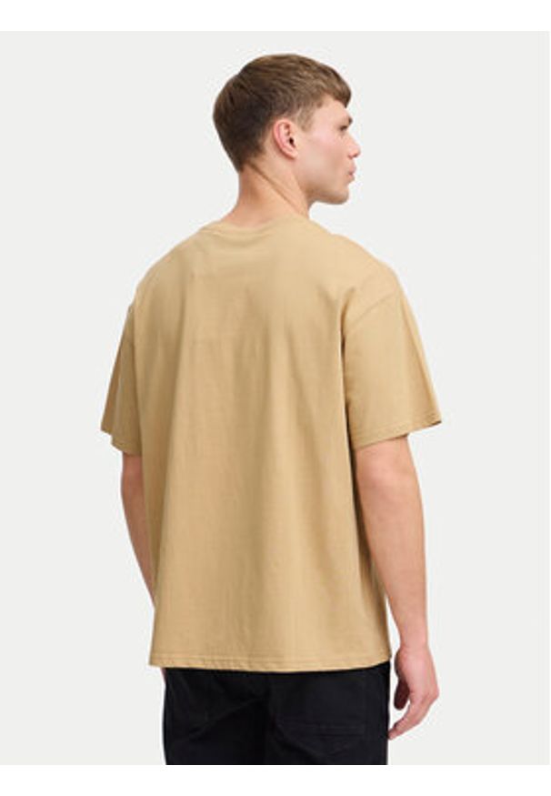 !SOLID - Solid T-Shirt Manes 21108333 Brązowy Regular Fit. Kolor: brązowy. Materiał: bawełna